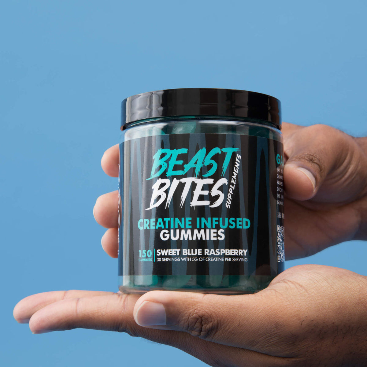 Beast Bites – 150 Gomitas de Creatina (5g c/u)