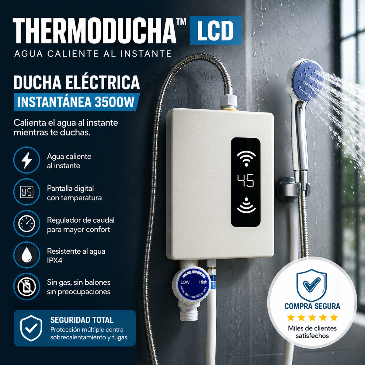 ThermoDucha™ LCD